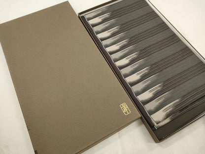 平和屋着物●西陣の名門　加納幸謹製　六通柄袋帯　霞文　金糸　共箱付き　正絹　逸品　CABJ2001dy
