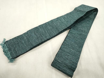 平和屋着物●男性　角帯　紬地　霞文　正絹　逸品　CABJ2011dy