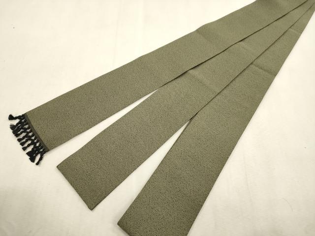 平和屋着物●男性　本場筑前博多織　角帯　抽象文　正絹　逸品　CABJ2012dy