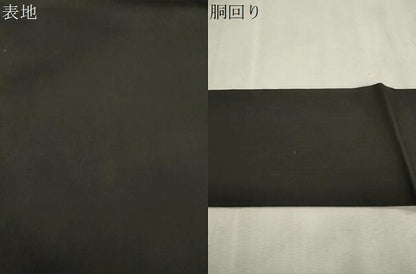 平和屋着物●塩瀬　九寸名古屋帯　ろうけつ染め　破れ色紙霞文　黒地　金彩　正絹　逸品　CABJ2028dy