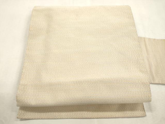 平和屋着物●爪掻き本綴れ　八寸名古屋帯　霞文　名古屋仕立て　正絹　逸品　CABJ2031dy