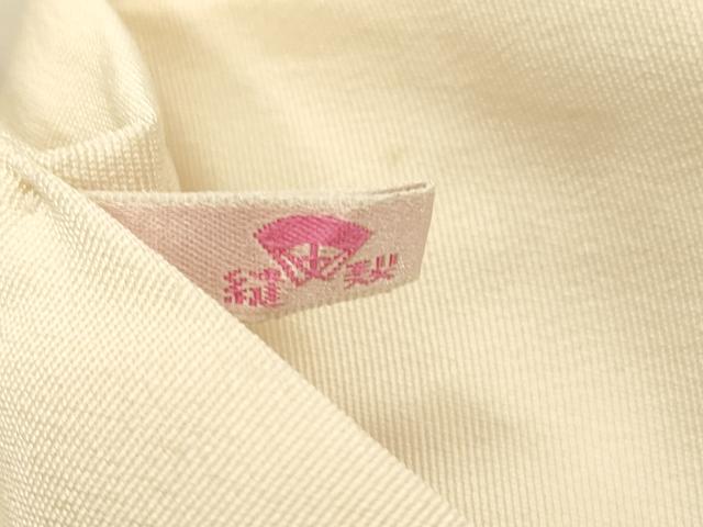 平和屋着物●塩瀬　九寸名古屋帯　ろうけつ染め　群鳥　銀彩　正絹　逸品　CABJ2048dy
