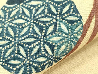 平和屋着物●内山晴祥　手描き　九寸名古屋帯　紬地　成り物　正絹　逸品　CABJ2050dy