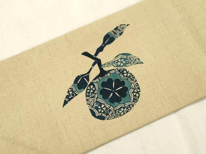 平和屋着物●内山晴祥　手描き　九寸名古屋帯　紬地　成り物　正絹　逸品　CABJ2050dy