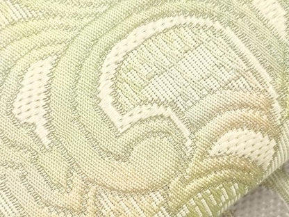 平和屋着物●本場筑前博多織　八寸名古屋帯　更紗花文　正絹　逸品　CABJ2057dy