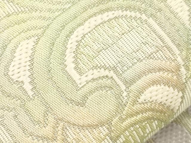 平和屋着物●本場筑前博多織　八寸名古屋帯　更紗花文　正絹　逸品　CABJ2057dy