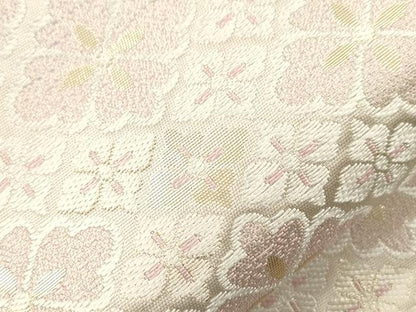 平和屋着物●西陣　袋帯　螺鈿箔　菱花文　金糸　やまと誂製　正絹　逸品　CABJ2075dy