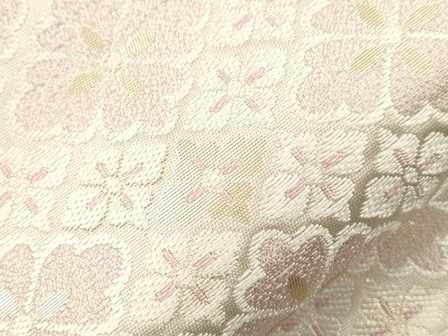 平和屋着物●西陣　袋帯　螺鈿箔　菱花文　金糸　やまと誂製　正絹　逸品　CABJ2075dy