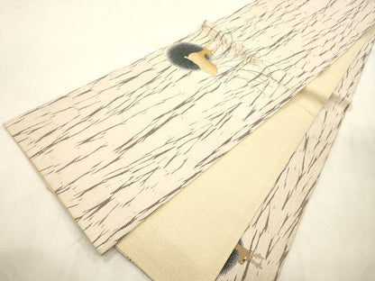 平和屋着物●中国三大刺繍　相良刺繍　総刺繍　袋帯　竜巻絞り　鹿　正絹　逸品　CABJ2077dy