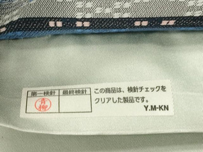平和屋着物●六通柄袋帯　花織　横段文　正絹　逸品　未使用　CABJ2082dy