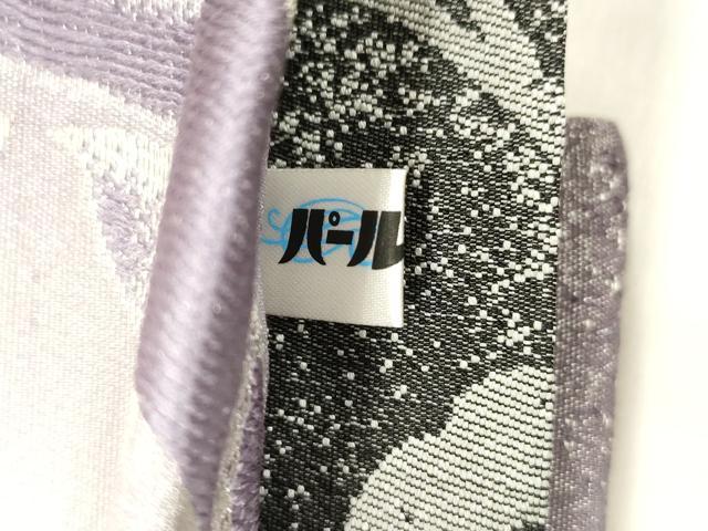 平和屋着物●両面　全通柄袋帯　舞桜文　銀糸　正絹　逸品　CABJ2083dy