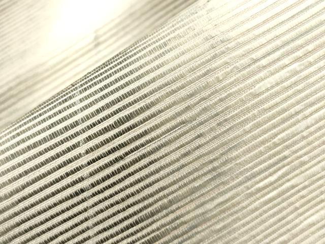 平和屋着物●六通柄袋帯　紙布　霞文　銀糸　手もみ引箔　正絹　逸品　未使用　CABJ2085dy