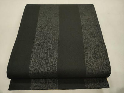 平和屋着物●両面　六通柄袋帯　横段松竹梅花文　金銀糸　正絹　逸品　CABJ2086dy