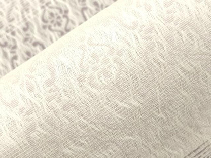 平和屋着物▽全通柄袋帯　スリーシーズン　春夏秋　櫛織　幾何学文　正絹　逸品　CABJ2099dy