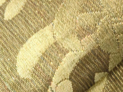 平和屋着物▽両面　全通柄袋帯　スリーシーズン　春夏秋　乱菊　金糸　正絹　逸品　CABJ2102dy