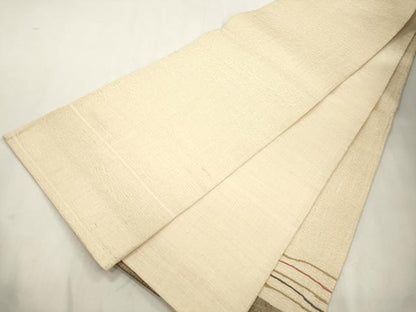 平和屋着物▽太鼓柄袋帯　スリーシーズン　春夏秋　すくい織　幾何学文　正絹　逸品　CABJ2110dy