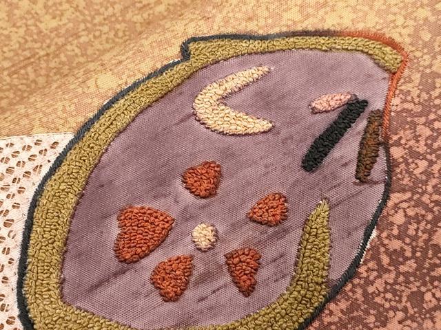 平和屋着物●中国三大刺繍　スワトウ刺繍　相良刺繍　総刺繍　太鼓柄袋帯　紬地　動物文　上代35万　正絹　逸品　未使用　CABJ2130dy