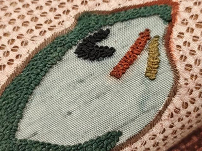 平和屋着物●中国三大刺繍　スワトウ刺繍　相良刺繍　総刺繍　太鼓柄袋帯　紬地　動物文　上代35万　正絹　逸品　未使用　CABJ2130dy