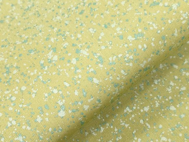 平和屋着物●全通柄袋帯　紬地　霞文　金彩　正絹　逸品　CABJ2134dy