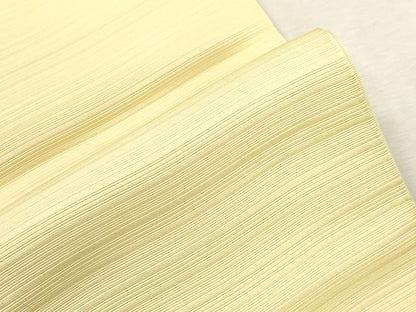平和屋着物●本場筑前博多織　半幅帯　横段文　砥粉色　正絹　逸品　CABJ2164dy