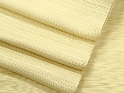 平和屋着物●本場筑前博多織　半幅帯　横段文　砥粉色　正絹　逸品　CABJ2164dy