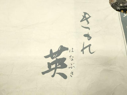 平和屋着物●西陣　川島織物　洗える最高級着物　＜英＞はなぶさ謹製　六通柄　京袋帯　宝尽くし文　黒地　CABJ2192dy