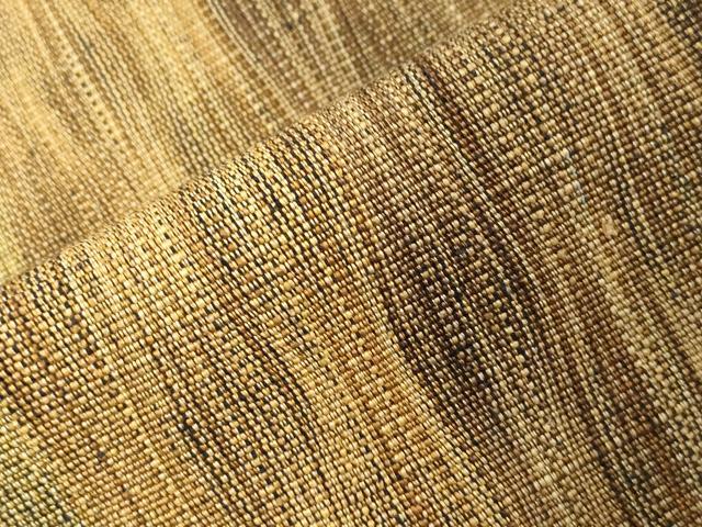 平和屋着物●八寸名古屋帯　紬地　霞文　正絹　逸品　CABJ2199dy