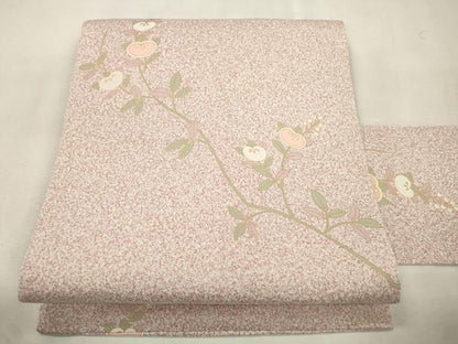 平和屋着物●全通柄九寸名古屋帯　橘文　金彩　正絹　逸品　CABJ2217dy