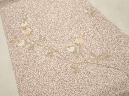 平和屋着物●全通柄九寸名古屋帯　橘文　金彩　正絹　逸品　CABJ2217dy