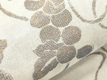 平和屋着物●六通柄袋帯　葡萄蔦の葉文　正絹　逸品　CABJ2282dy