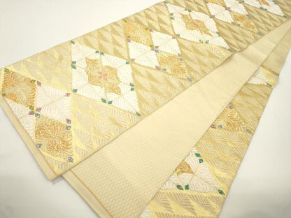 平和屋着物●六通柄　本袋帯　唐の綺　金銀糸　正絹　逸品　CABJ2320dy