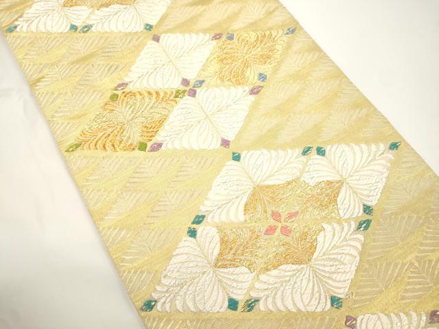 平和屋着物●六通柄　本袋帯　唐の綺　金銀糸　正絹　逸品　CABJ2320dy