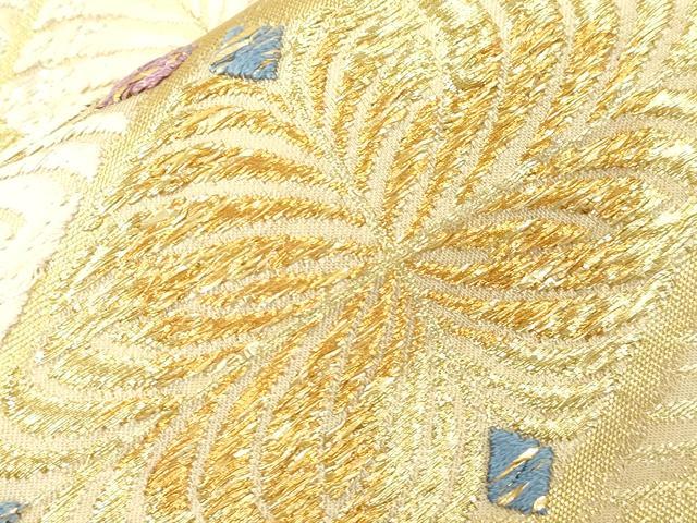 平和屋着物●六通柄　本袋帯　唐の綺　金銀糸　正絹　逸品　CABJ2320dy