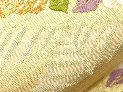 平和屋着物●六通柄　本袋帯　唐の綺　金銀糸　正絹　逸品　CABJ2320dy