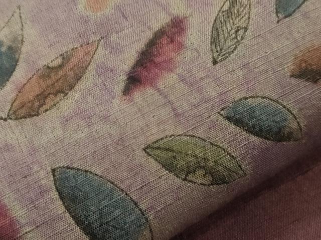 平和屋着物●中国三大刺繍　相良刺繍　結城紬　奥順　はたおり娘　太鼓柄袋帯　辻が花　証紙付き　正絹　逸品　CABJ2323dy