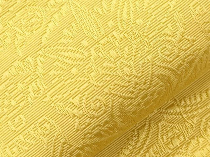 平和屋着物●本場筑前博多織　半幅帯　幾何学花文　正絹　逸品　CABJ2393dy