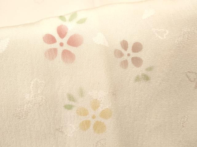 平和屋着物●長襦袢　袷　舞花文　暈し染め　正絹　逸品　CABJ2405ze