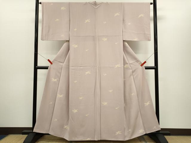 平和屋着物●訪問着　立波文　金彩　正絹　逸品　CABJ2418ze