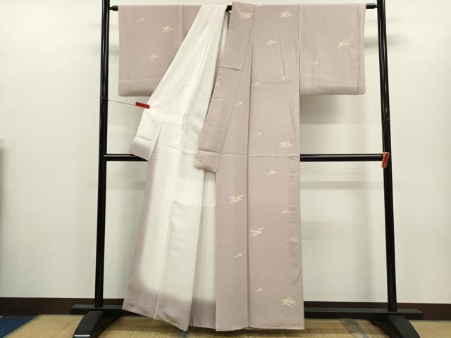 平和屋着物●訪問着　立波文　金彩　正絹　逸品　CABJ2418ze