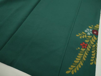 平和屋着物●訪問着　作家物　絞り　草花文　正絹　逸品　CABJ2423ze