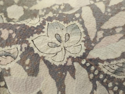 平和屋着物●訪問着　作家物　辻ヶ花　草花文　暈し染め　正絹　逸品　CABJ2424ze
