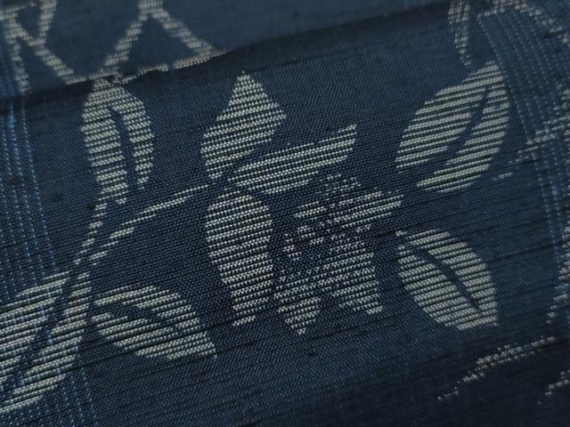 平和屋着物●上質な紬　霞枝花文　正絹　逸品　CABJ2426ze