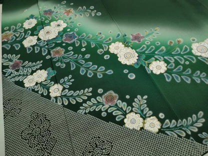 平和屋着物●螺鈿作家　藤本隆士　訪問着　螺鈿　辻ヶ花　暈し染め　金彩　正絹　逸品　CABJ2433ze