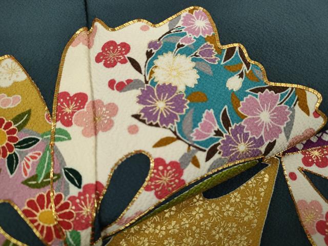 平和屋着物●豪華振袖　作家物　駒刺繍　花おとぎ　金彩　正絹　逸品　CABJ2437ze