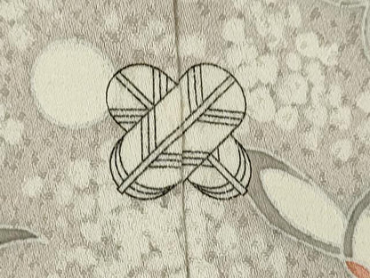 平和屋着物●訪問着　作家物　舞梅文　金彩　正絹　逸品　CABJ2456ze