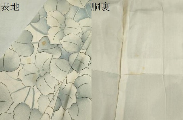 平和屋着物●上質な小紋　草花文　暈し染め　正絹　逸品　CABJ2460ze