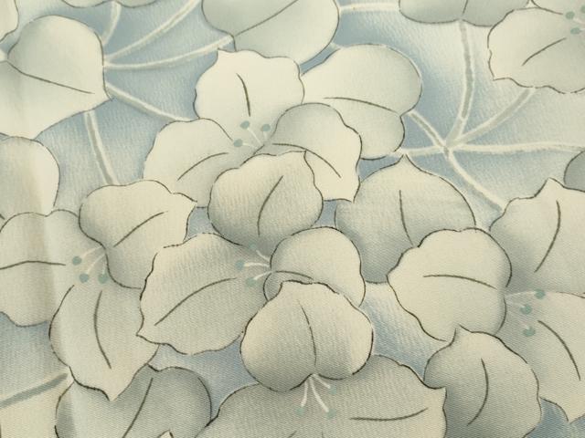 平和屋着物●上質な小紋　草花文　暈し染め　正絹　逸品　CABJ2460ze