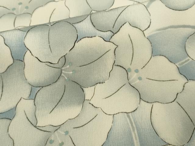 平和屋着物●上質な小紋　草花文　暈し染め　正絹　逸品　CABJ2460ze