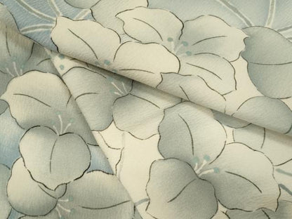 平和屋着物●上質な小紋　草花文　暈し染め　正絹　逸品　CABJ2460ze