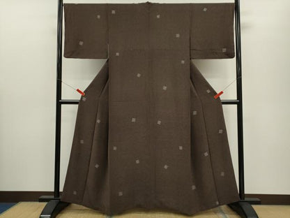 平和屋着物●上質な小紋　源氏香　正絹　逸品　CABJ2476ze